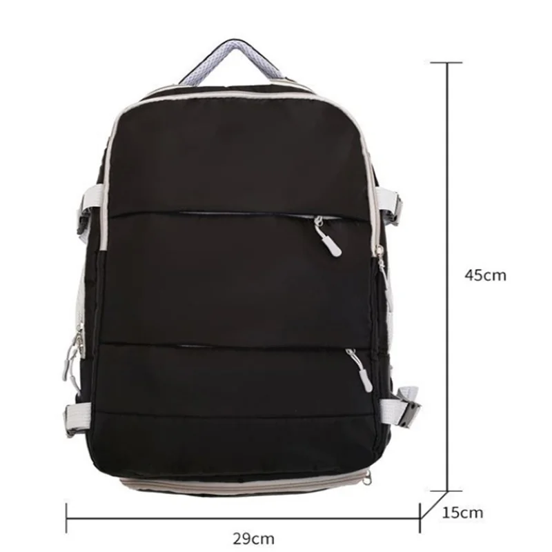 1PC Large Capacity Travel Backpack For Men Women Anti-Theft Casual Daypack Bag With Luggage Strap & USB Charging Port Backpacks