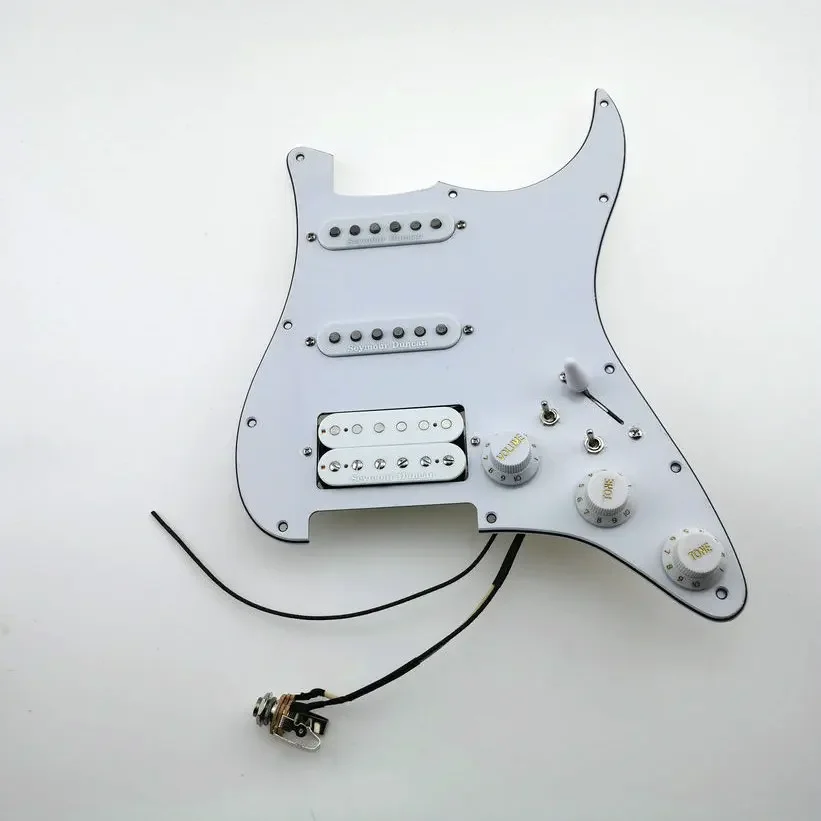 

7-Way Type Fully Loaded Prewired Pickguard Pickups SSH SSL1 Single Coil TB4 Humbucker