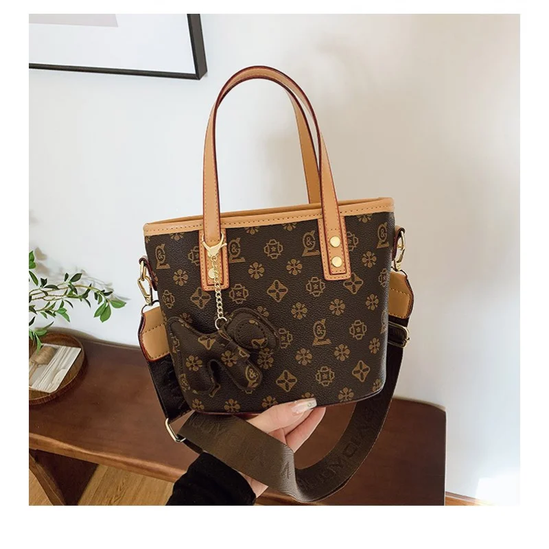 

Женская сумка через плечо из кожи с океанским принтом Boasting Paris Высококачественная винтажная стильная повседневная сумка ​