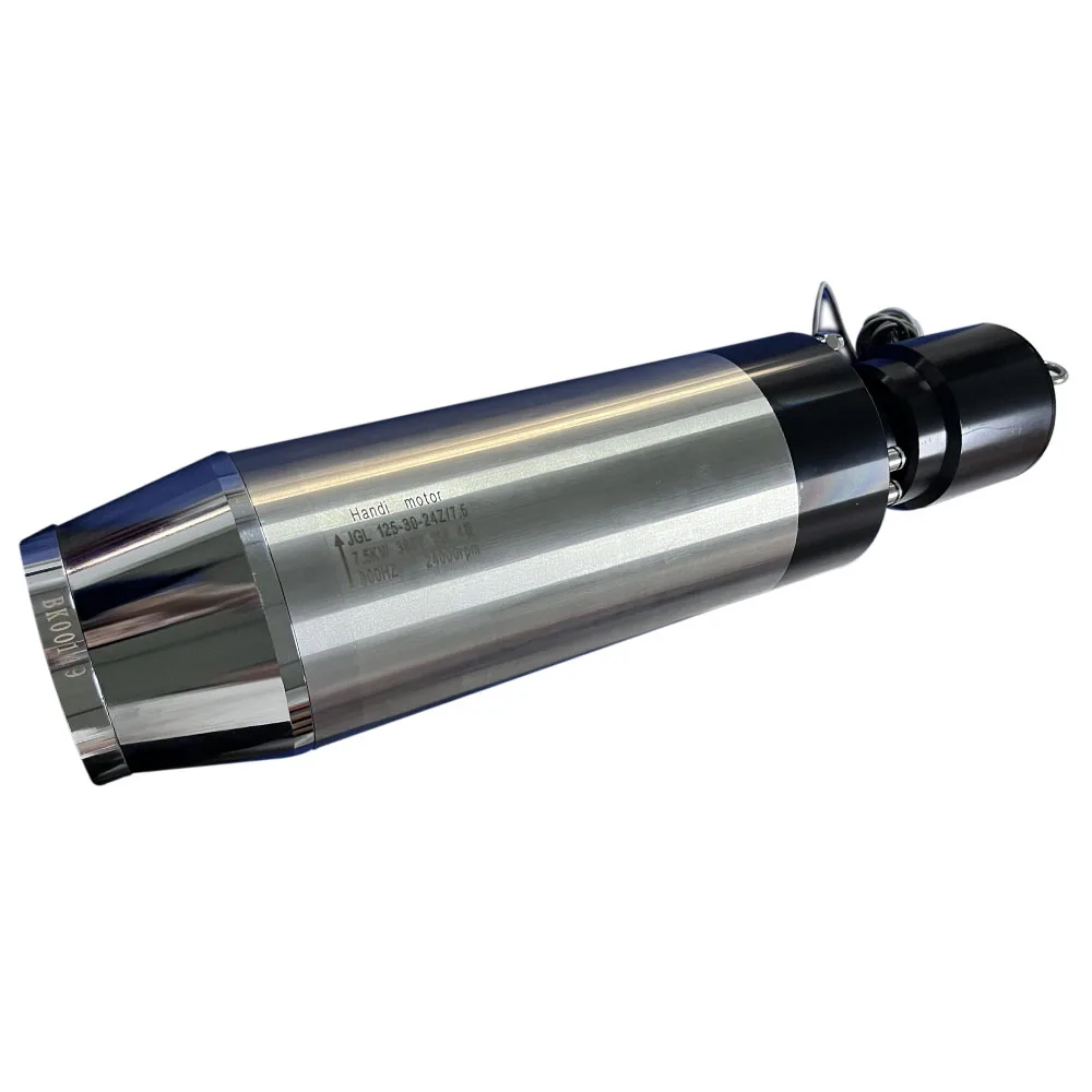 JGL125-30-24Z 7.5kw 220V/380V 800Hz 24000rpm BT30 Water Cooled ATC Automatic Tool Changing Motorized Spindle
