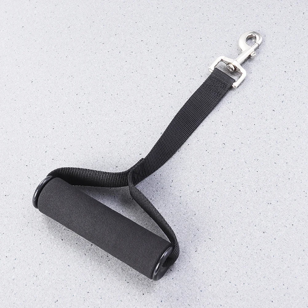 

Black Large Short Dog Leash Rust-Resistant Metal Hook Perfect for Medium Large Dogs Training and Chest Harness Support