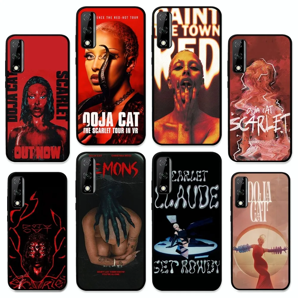 Singer D-Doja C-Cat Scarlet Phone Case For Huawei Y9 6 7 5 Prime Enjoy 7s 7 8 Plus 7a 9e 9plus 8E Lite Psmart Shell