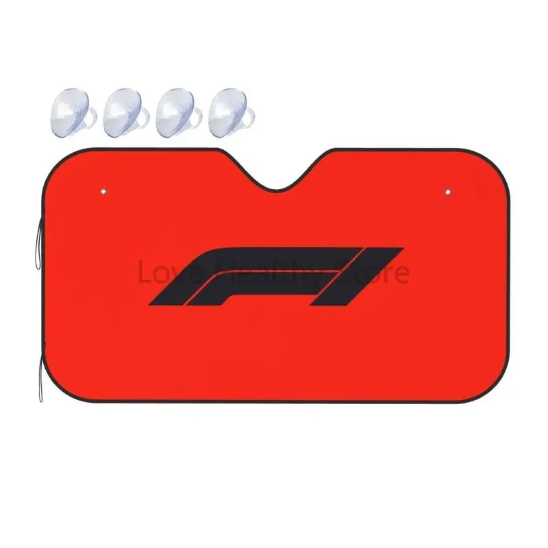 

F1 гоночный автомобиль, переднее лобовое стекло, солнцезащитные блоки, защита от УФ-лучей, сохраняйте ваш автомобиль, прохладный складной солнцезащитный козырек, крышка