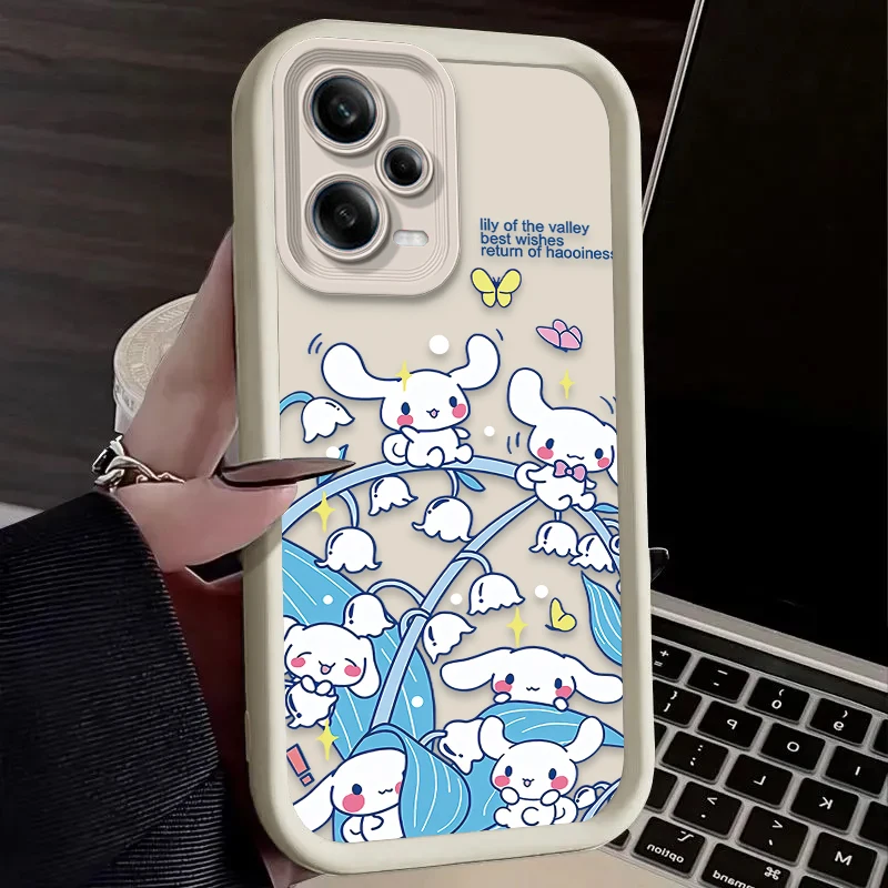Kuromi Cinnamoroll Phone Case  For Xiaomi Redmi Note 13 14 12 11 Pro Plus 5G 12S 11S 10S 10 9 Redmi 14C 13C 12C 12 4G A3 A3X