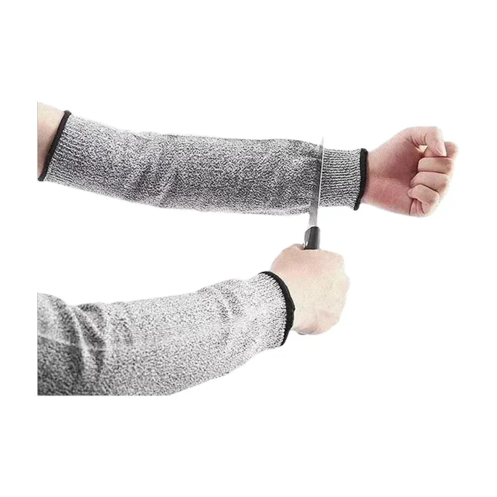 1Pc Level 5 HPPE Cut Resistant Anti-Puncture Work Protection Arm Sleeve Cover Cut-resistant Arm Sleeve ED-shipping