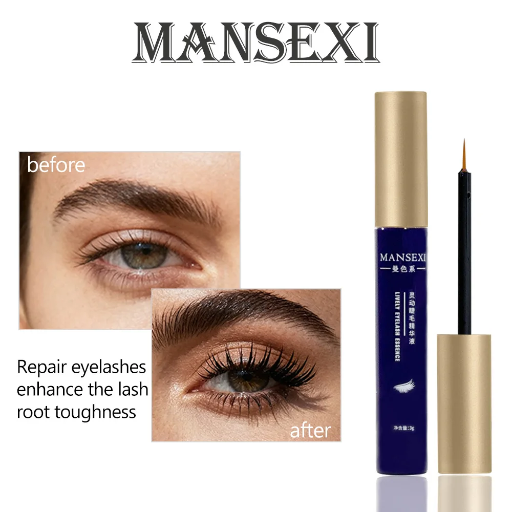 Soro de crescimento de cílios de Natal e Halloween – intensificador de cílios nutritivo para cílios mais longos, mais completos e curvados, à prova d'água, cuidados com os olhos