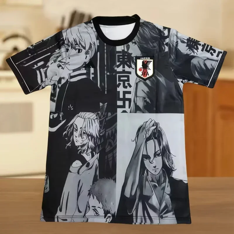 

Anime Jersey T-shirt Men's 2025 New Sports Top Breathable Quick Drying Men's and Women's Anime Fashion Sports T-shirt
