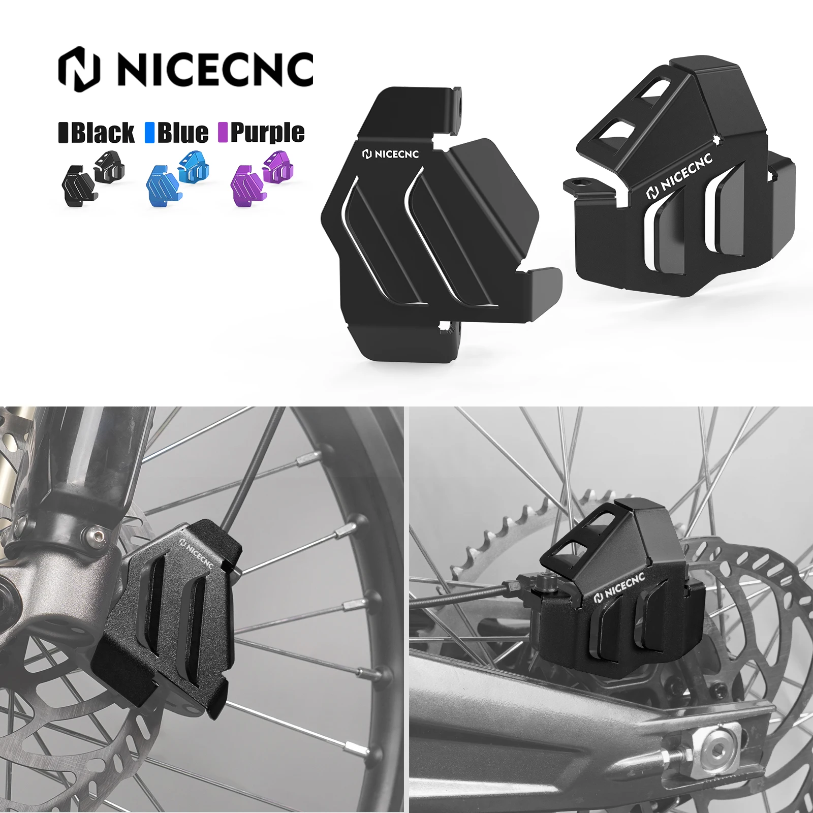 

NICECNC Front Rear Brake Caliper Guard Protecor For SUR-RON Surron light bee X/ S/ L1E Segway X160 X260 Electric Dirt Bike 2024