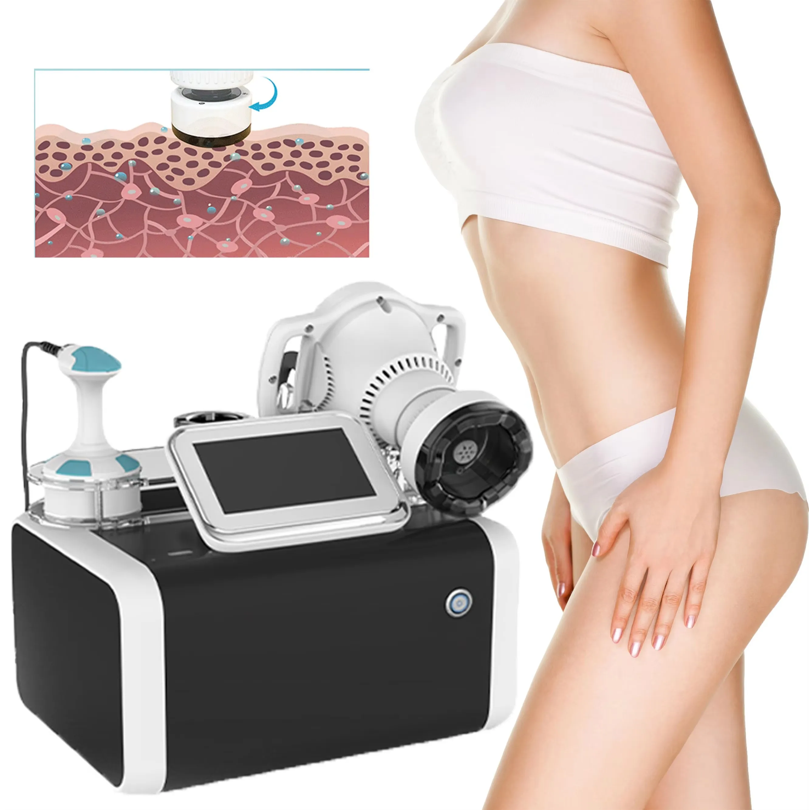 2026 New Whole Body Slimming Machine 40K Ultrasonic Handle 360 Degree Rotating Handle One Machine to Solves Massage Shaping
