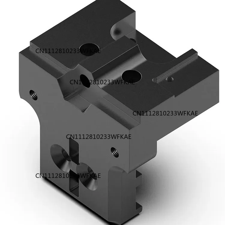 Metal Slide Rail Fixtures and Motor Backplates Prevent Hot Ends from Tilting 3D Printer Accessories