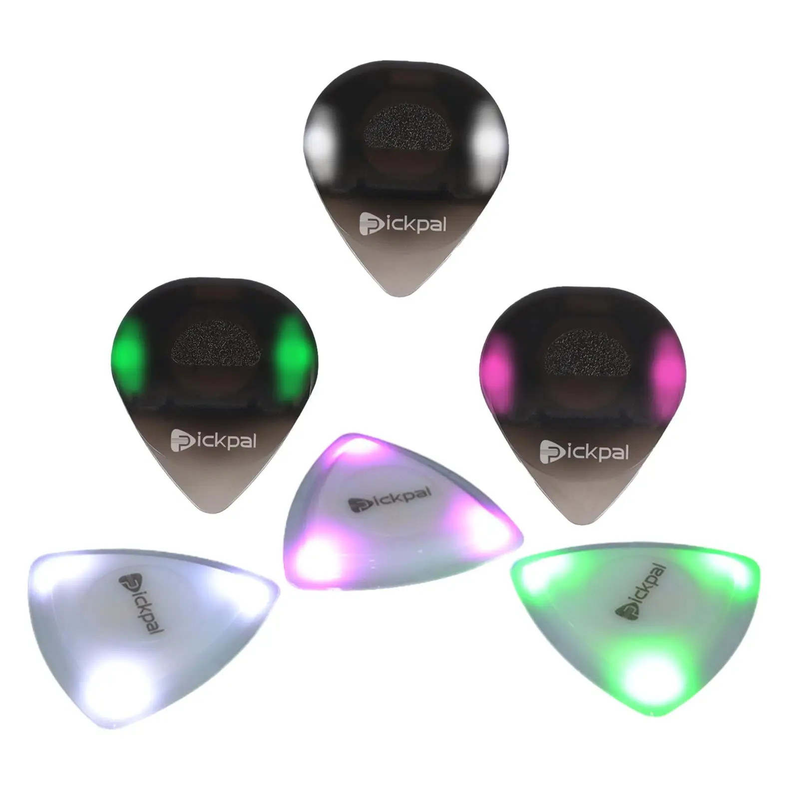 Luminous Guitar Picks Plastic Non Slip Fingertip Guards Music Accessories for Electric Guitar Live Shows