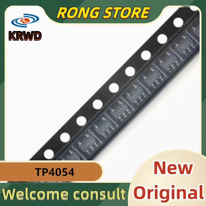 50PCS 54b6 New and Original Chip IC TP4054 4054 SOT-23-5 Linear lithium-ion battery charger chip