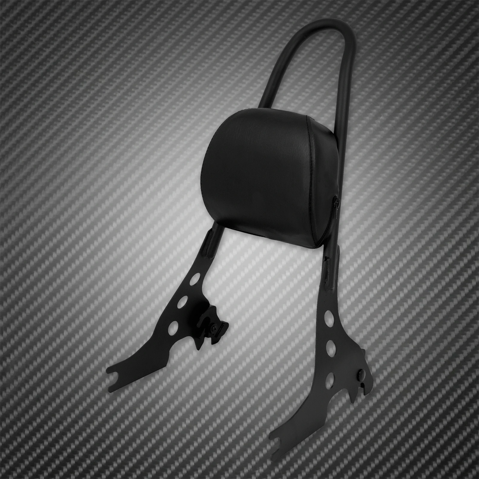 Motorcycle Detachable Sissy Bar Passenger Backrest Black For Harley Sportster XL 883 1200 72 48 Iron Roadster Custom 2004-2023
