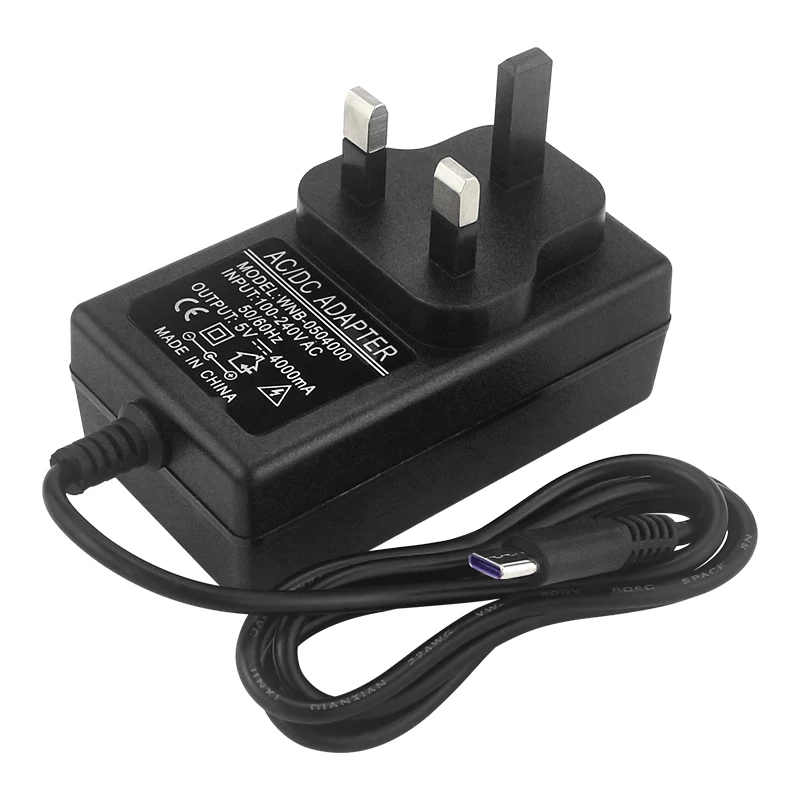 Orange Pi 5 Plus Netzteil 5V 4A Ladegerät 20W USB Typ C Netzteil EU US UK Stecker für OPI 5/5B/4 LTS Raspberry Pi 4B
