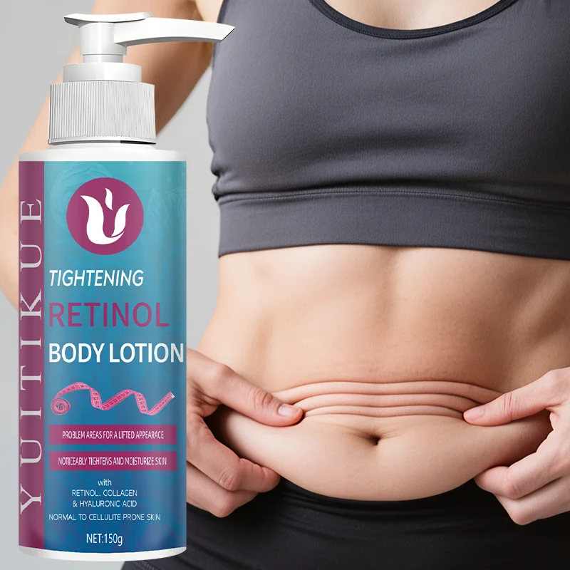 YUITIKUE TIGHTENING RETINOL BODY LOTION 150g - Firms, Moisturizes & Glow, for Multiple Body Areas, with Collagen & HA