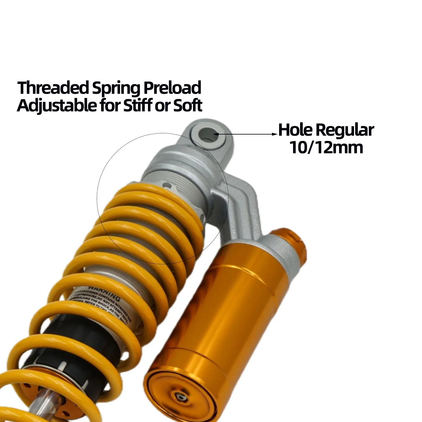 الصدمات الخلفية الهيدروليكية لـ Haojuedk125e Honda Silver Wing600/400 Benelli502 ADIVA AD3 Maxsym400 Forza350 Kymco Xciting ADIVA AD3