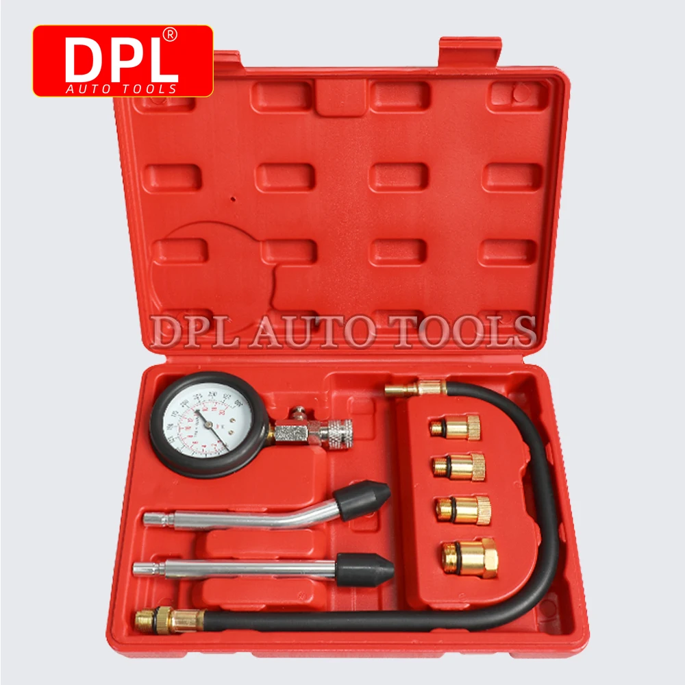 

8PCS Petrol Engine Cylinder Compression Tester Kit Compression Tester kit