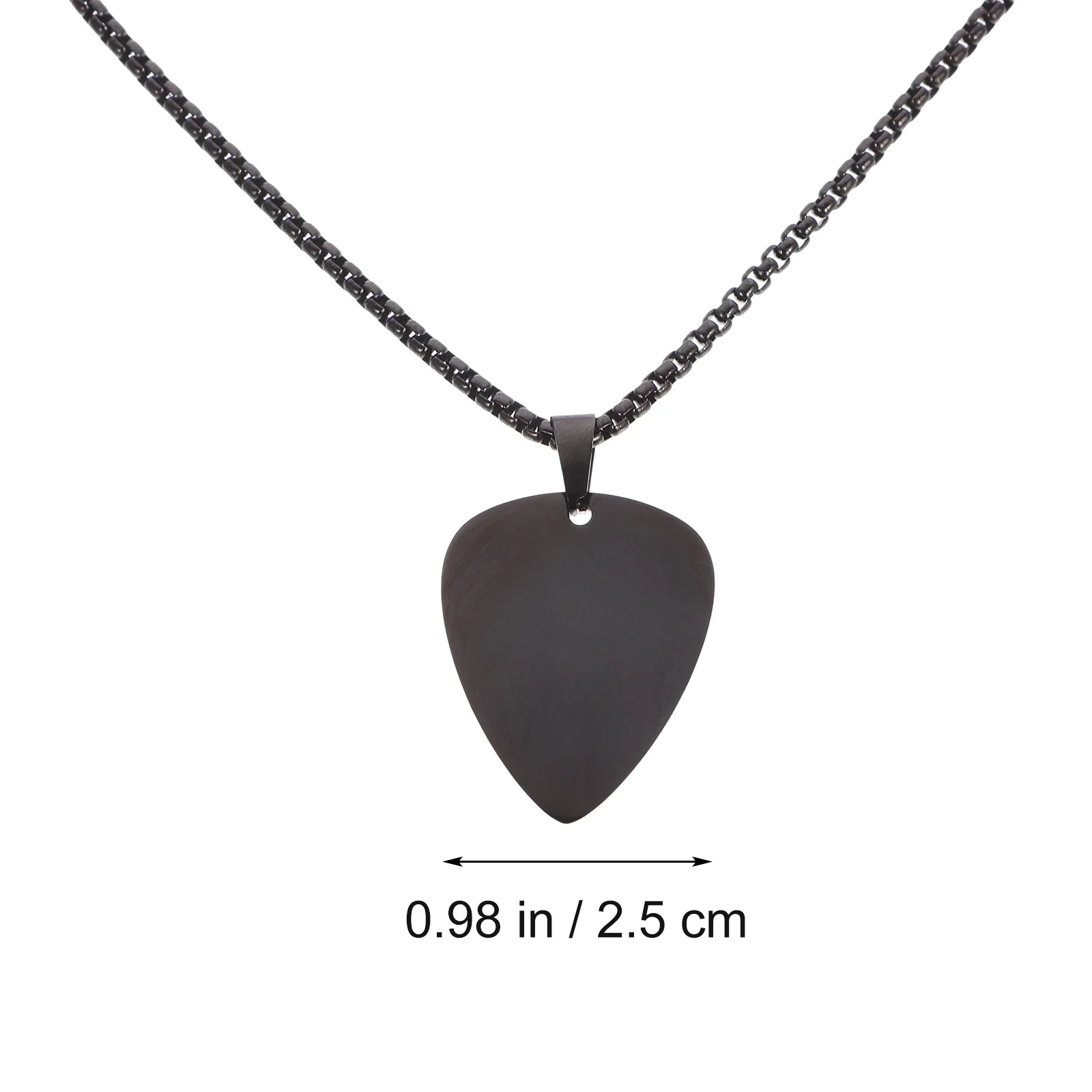 Guitar Pick Necklace Men Clavicle Chain Pendant Women Jewelry Picks Love 304 Stainless Steel Miss Charm Necklace Neck Jewelry