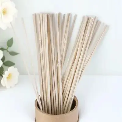 100pcs Rattan Sticks 3mm 25cm Eco Essential Oil Sticks Friendly Diffuser Home Office Bedroom Bathroom Aroma