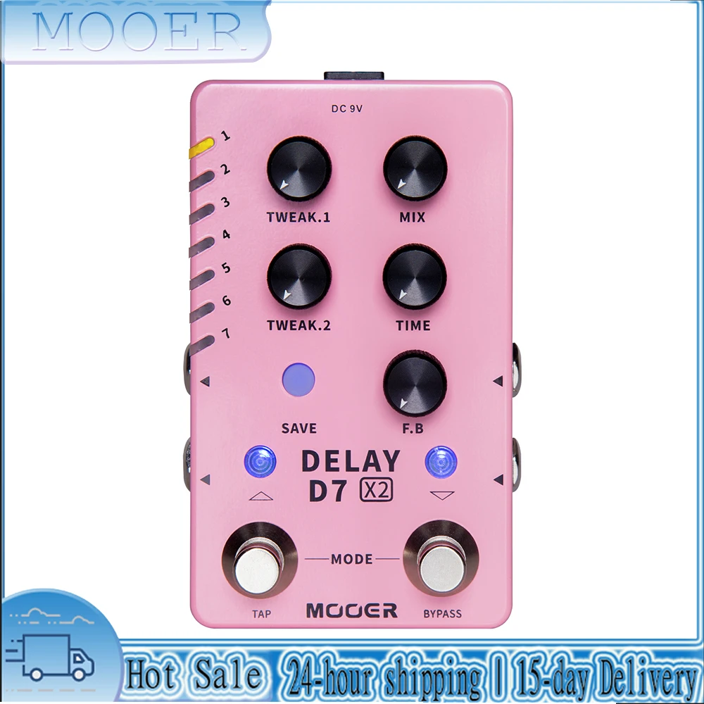 Mooer D7 X2 Delay G…
