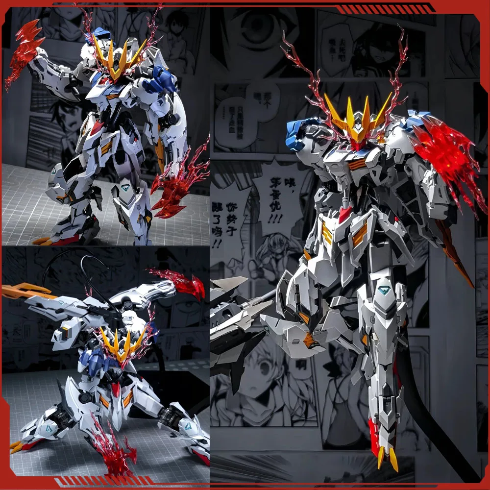 

Wolf Model 1/100 Barbatos Wolf King Action Figure Alloy Skeleton Assembly Model Kit Mecha GK Statue Collection Model Toys Gift