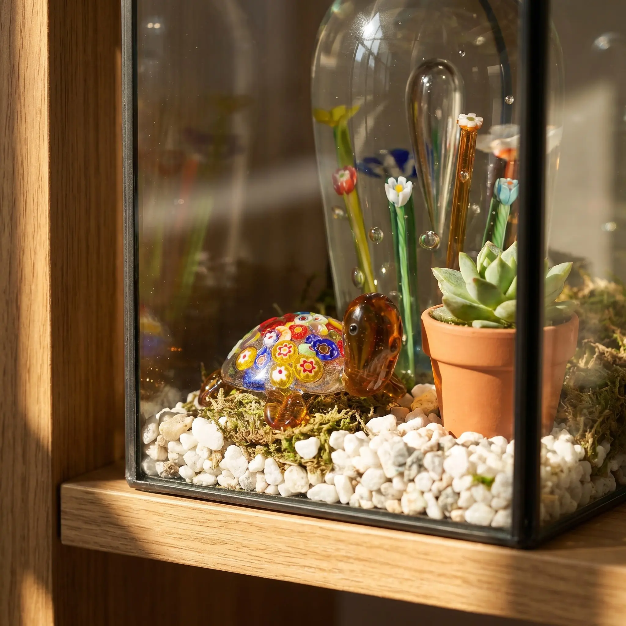 ตุ๊กตาเต่าแก้วน่ารัก 1 ชิ้น สไ - Aquarium Fish Japan บทวิจารณ์และราคา