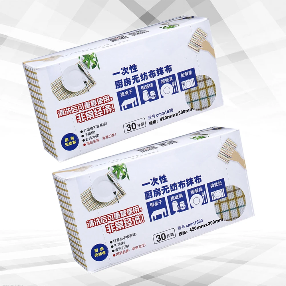 

60pcs Dish Scrub Sponge Kitchen Cleaning Cloth Multi Purpose Thickened Eco Friendly Wash Cloth For Countertops Windows Furniture