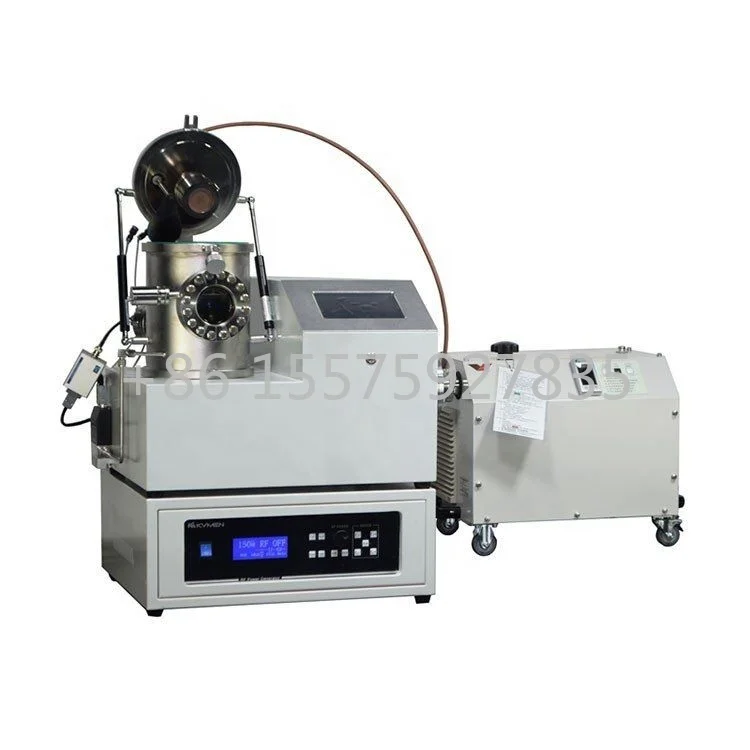 Tabletop vacuum 200nm solar cell Antireflective film SiN sputtering deposition system