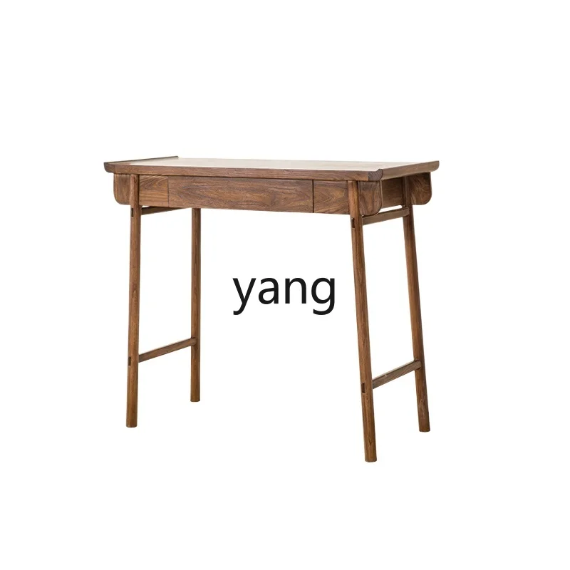 

YJQ entrance table, living room, Ming-style incense case, household black walnut Buddha table, God of Wealth