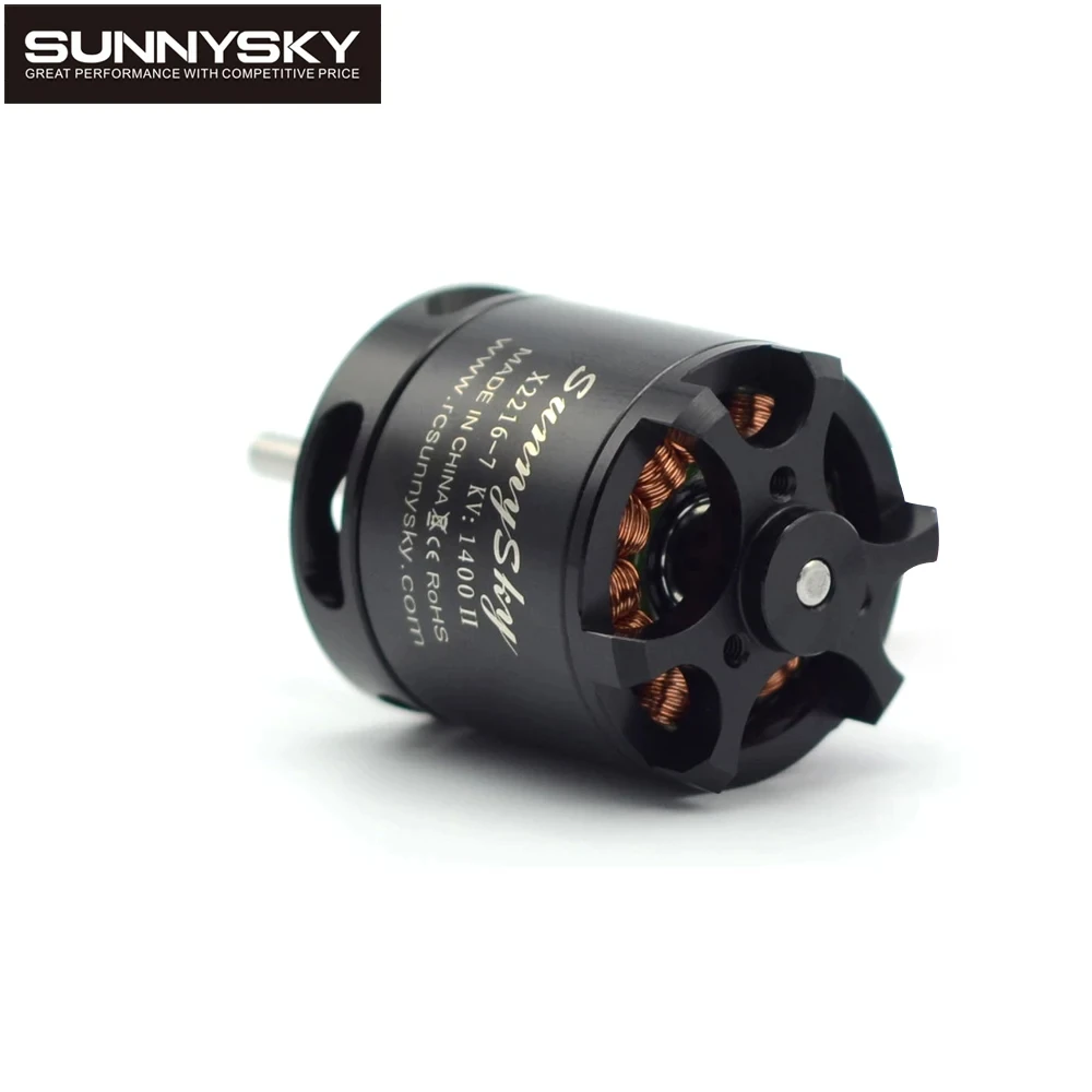 SunnySky X2216 2216 880KV 1100KV 1250KV 1400KV 1800KV 2400KV II Outrunner Brushless Motor Long Shaft For RC Models 3D Airplane