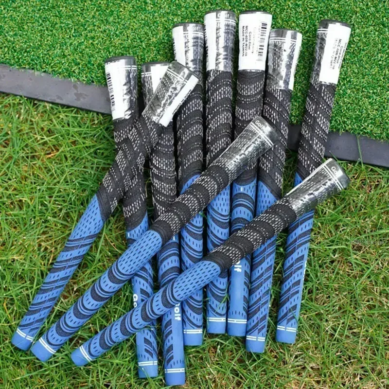 13 Pcs Golf Grips MCC Multi-compound Rubber Cotton Yarn Golf Club Grips Standard Midsize Irons/Woods Universal Golf Club Grip