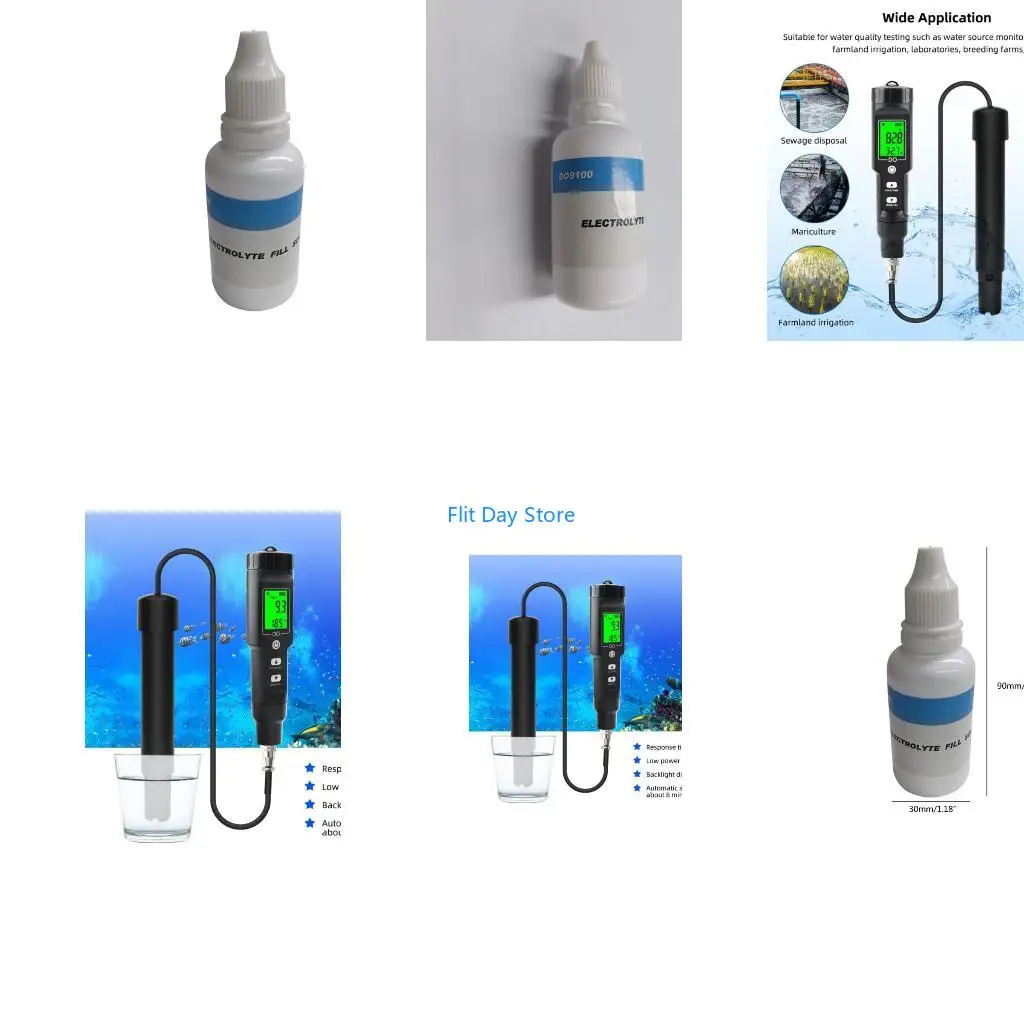 F92C 1 Bottle Electrode Filling Fluid Buffer Solution for r DO9100 Dissolved Oxygen
