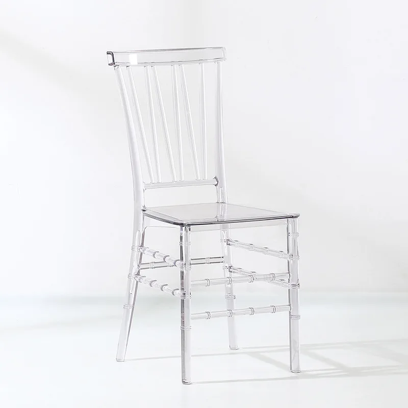 

crystal chair stool, backrest dining chair, home makeup chair Internet celebrities photo acrylic, transparent chair