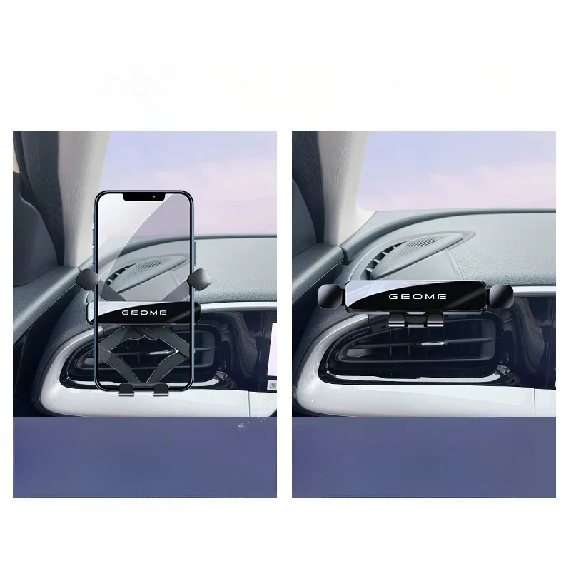 Left-Side Car Phone Holder Mount Base for Geely Xingyuan 2025-2027, Dedicated Navigation Bracket Clip-On Fixed Base