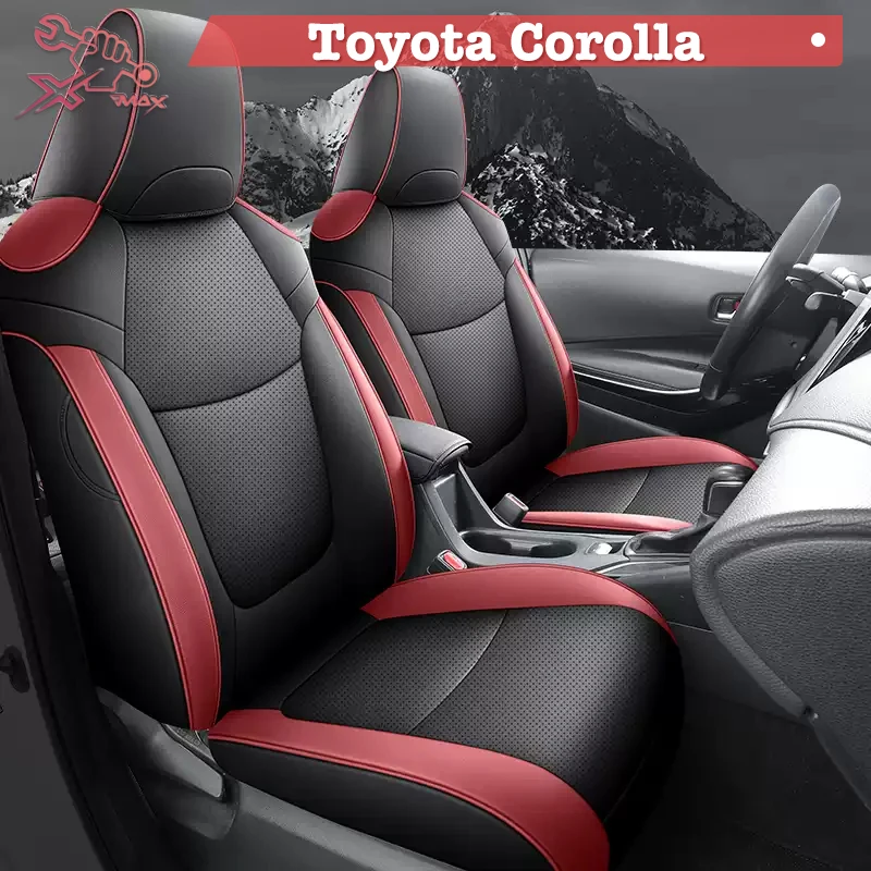 

Для Toyota Corolla 2019-2023 чехол на автомобильное сиденье с левым приводом, индивидуальный чехол на сиденье, всесезонные полностью окруженные подушки сиденья