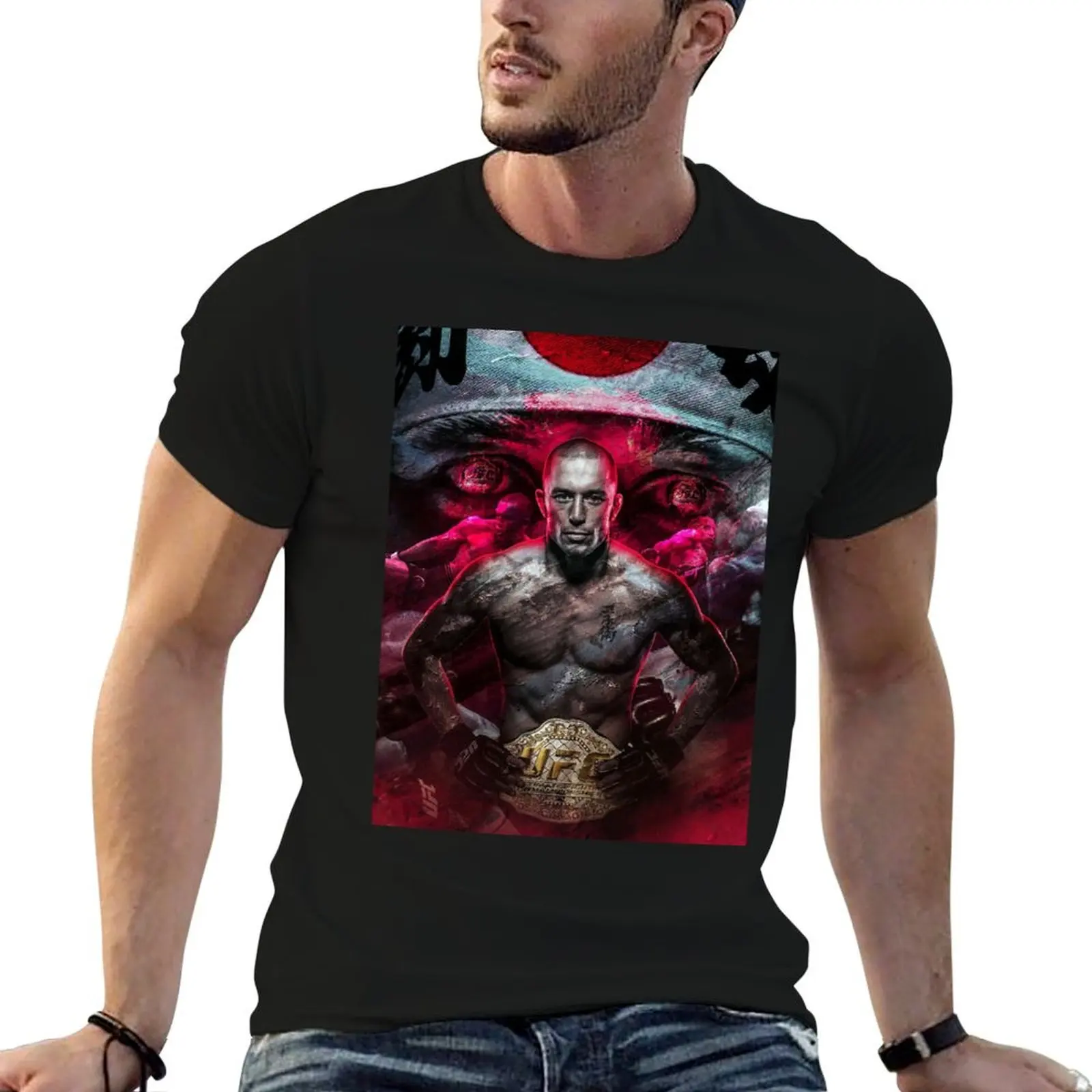 

Legendary Georges St Pierre T-Shirt t shirt man designer t shirt man casual t shirt man luxury T-Shirt