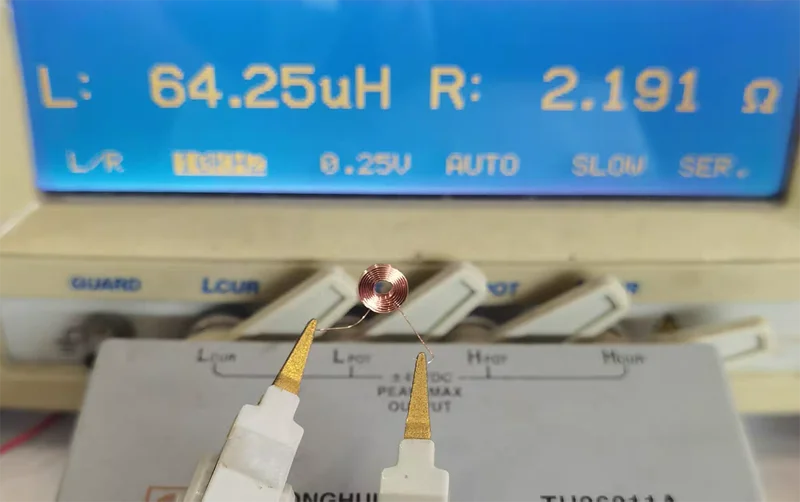 10 Stück/Set, hohle Spule, Außendurchmesser 8,5 mm, Höhe 11,9 mm, Innendurchmesser 3,6 mm, Mikro-Elektromagnet aus reinem Kupferdraht. – Detail 3