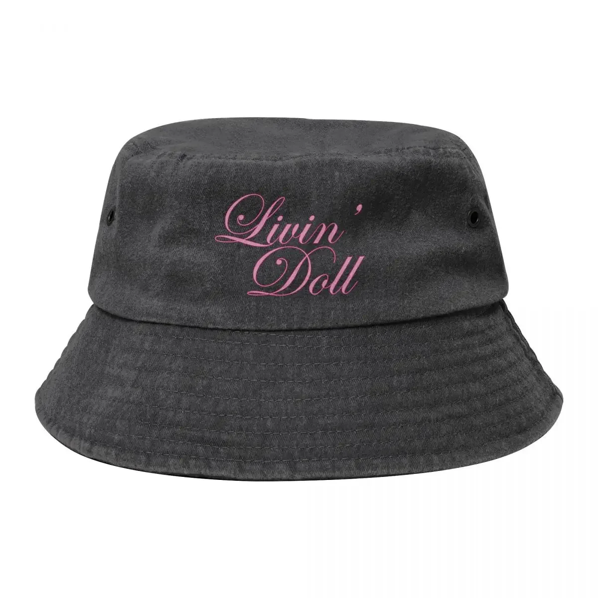 Livin' Doll - Feather MV Bucket Hat Sunscreen Trucker Hat funny hat Man For The Sun Men Luxury Brand Women's