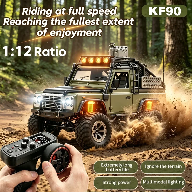 auto-rc-fuoristrada-kf90-scala-1-12-4wd-con-luci-led-telecomando-24g-modellino-giocattolo-per-bambini-e-adulti