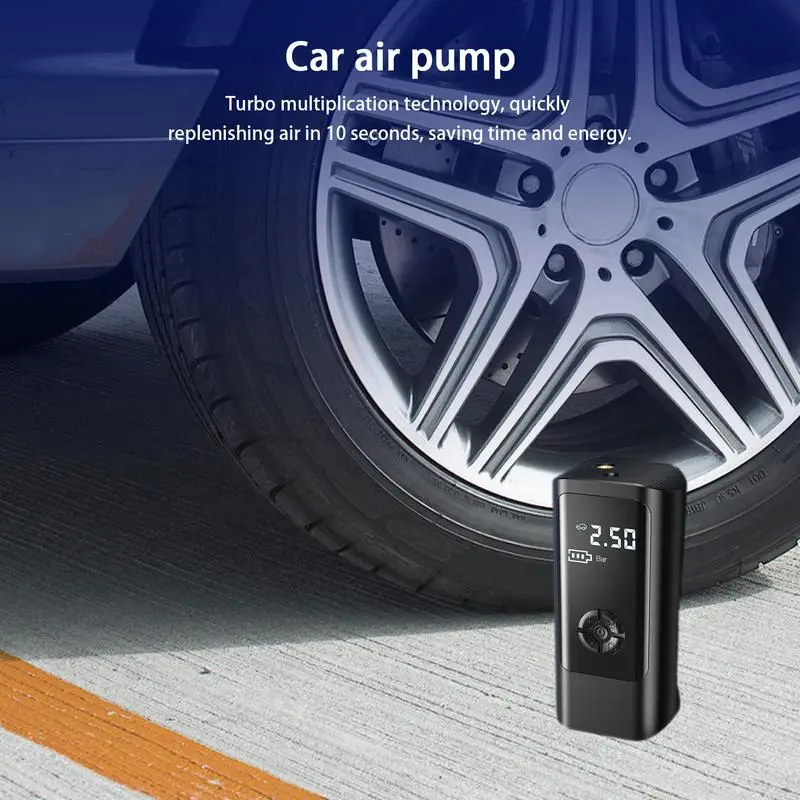 8000mAh Wireless Wired Portable Car Air Compressor 12V 150PSI Electric Tire Inflator Pump for Car Motorcycle Balls Accessories - Image 5
