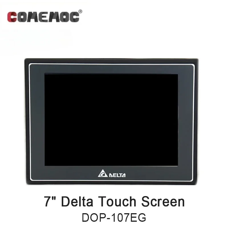 Delta DOP-100 Serisi 7 İnç HMI İnsan Makine Arayüzü DOP-107EG, Ethernet DOP-107EV+İndirme Kablosu ile