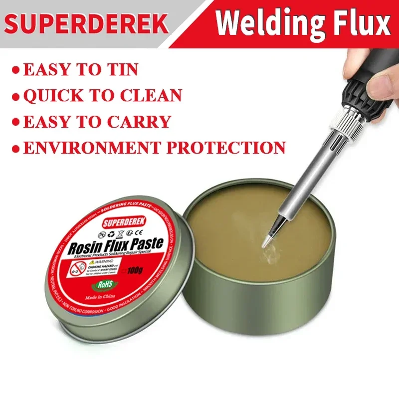 Soldering Paste Rosin Flux Lead-free Welding Flux Iron Repair Soldering Flux for Circuit Soldering Components Welding Tool