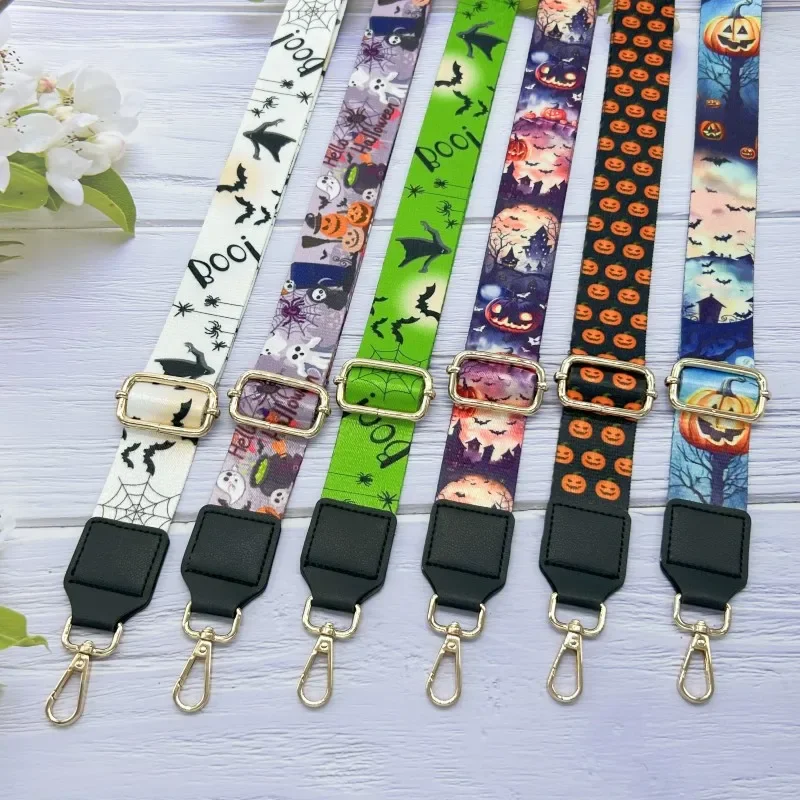 Elementi a tema Halloween transfrontalieri da 3.8cm, accessori per bagagli, cinghie, spallacci, borse regolabili sostituibili, spalle