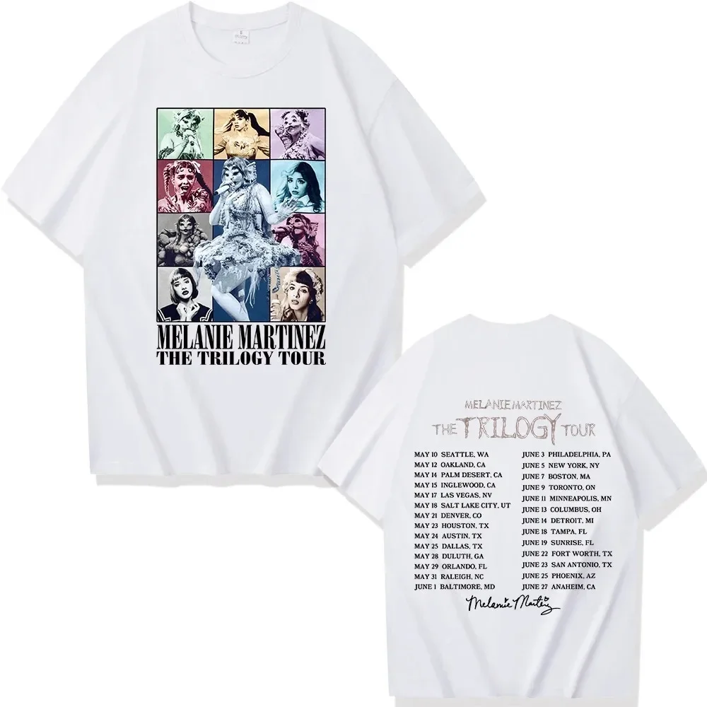 Melanie Martinez The Trilogy Tour T-Shirt Fashion Tee Shirt Hip Hop Cotton Tshirts Women Kid Summer Fans Clothng Streetwear Tops