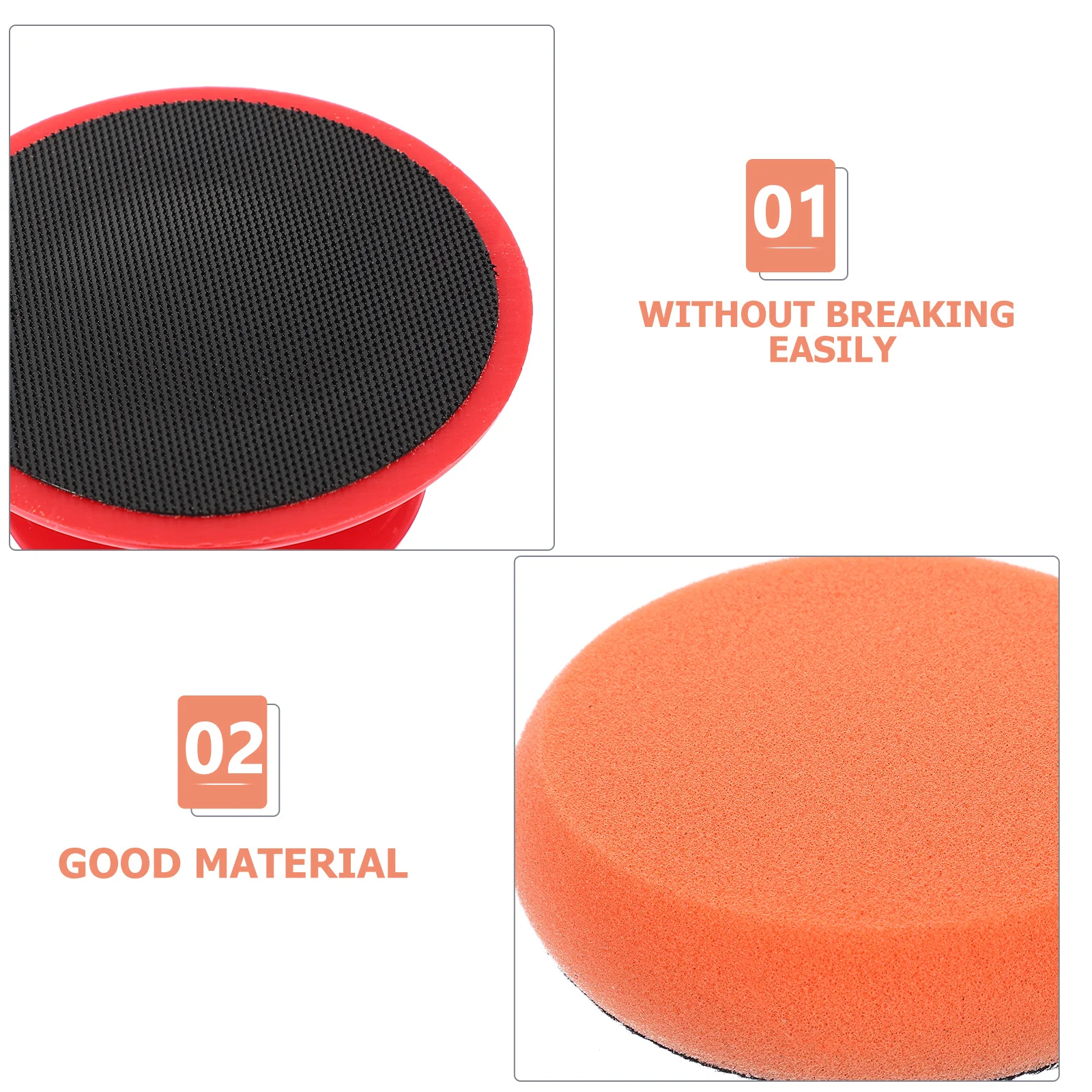 

1Set Professional Car Polishing Set Sponge Wax Applicator Pad Ergonomic Grip Long Lasting Versatile Use Cars Motorcycles Boats