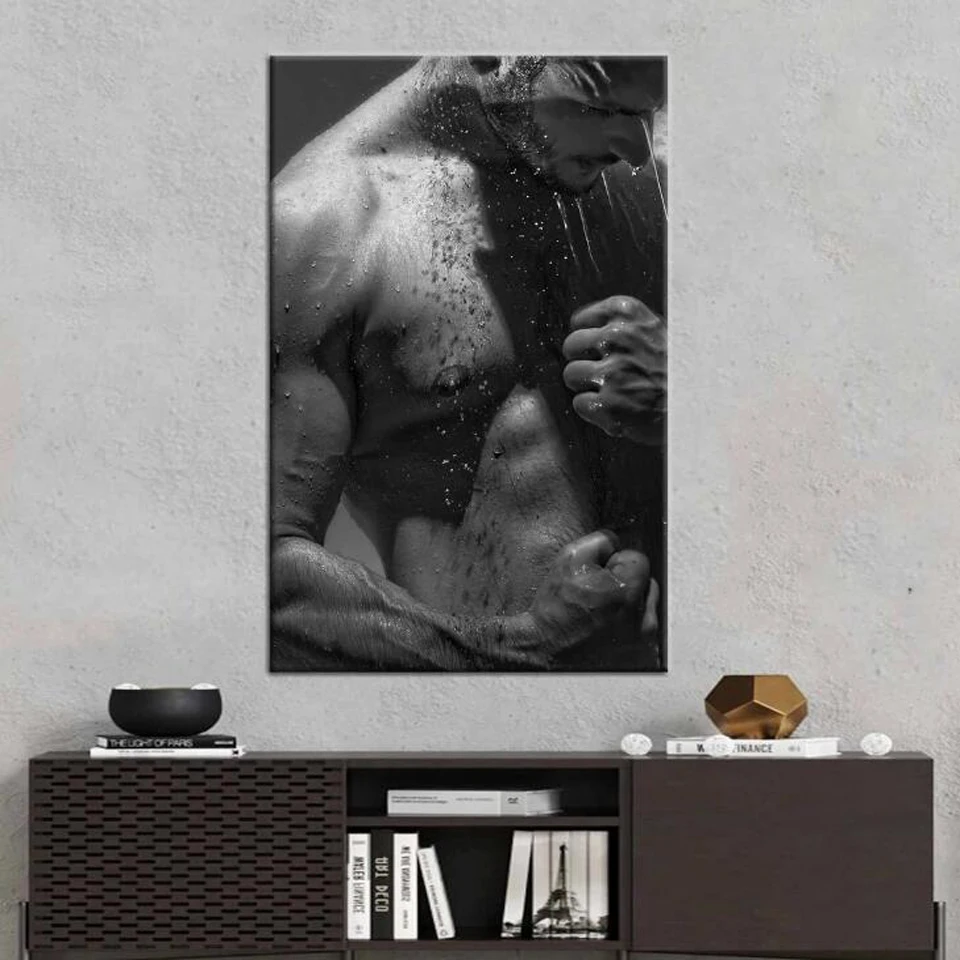 Sexy Naked Man Full Drill Young Man Body Portrait Diamond Painting Cross Stitch Kits Mosaic Embroidery Handwork Gift Home Decor