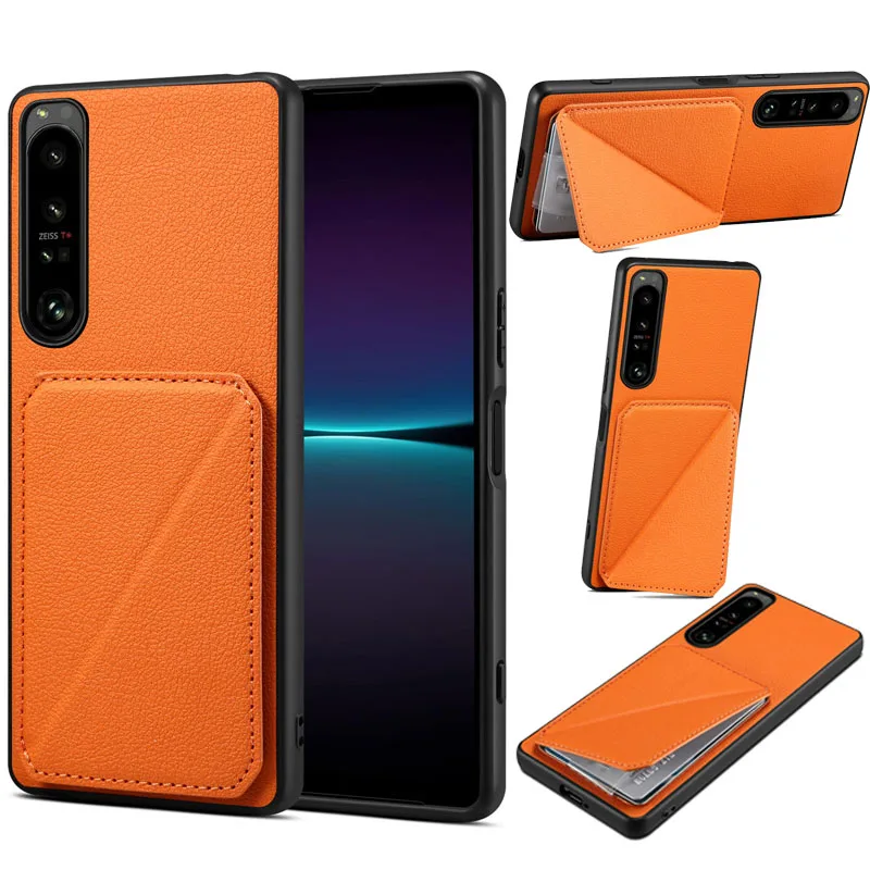 Luxury Leather Magnetic Wallet Phone Case For Sony Xperia 1V 10V 1 V Card Slot Holder Cover For Xperia 1IV 5 IV 10 IV 5 III