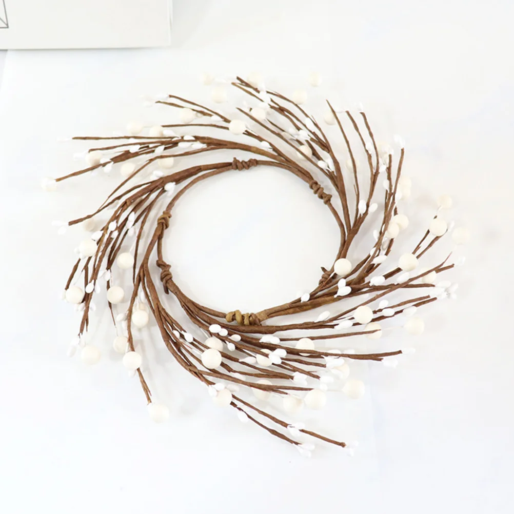 

Christmas Ring Wreath Simulation Pip Berry Garland Holiday Ring Decor Dining Table Centerpiece Pip Berry Garland