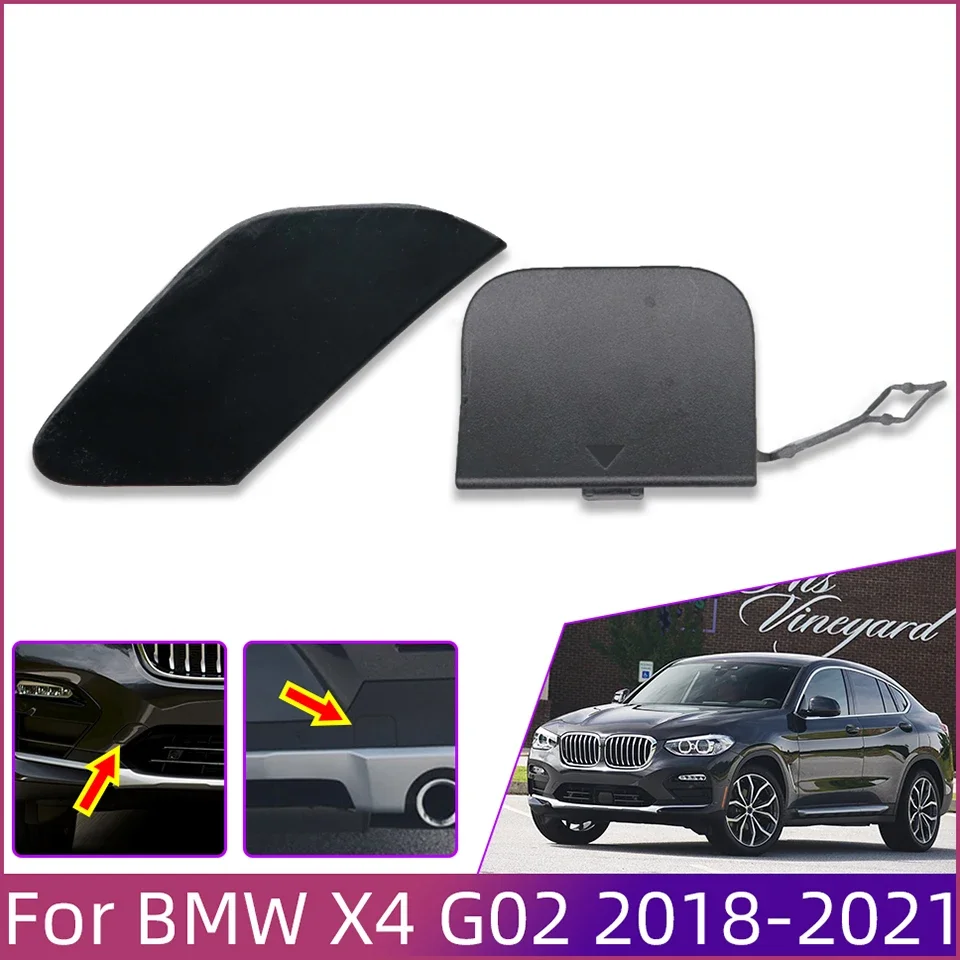 Części samochodowe Zderzak Hak holowniczy Osłona skorupy Do BMW X4 G02 Normalny model 2018 2019 2020 2021 # 51117497095 51127416023