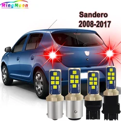 2pcs LED Brake Light Bulb Accessories For Dacia Sandero 1 2 2008 2009 2010 2011 2012 2013 2014 2015 2016 2017